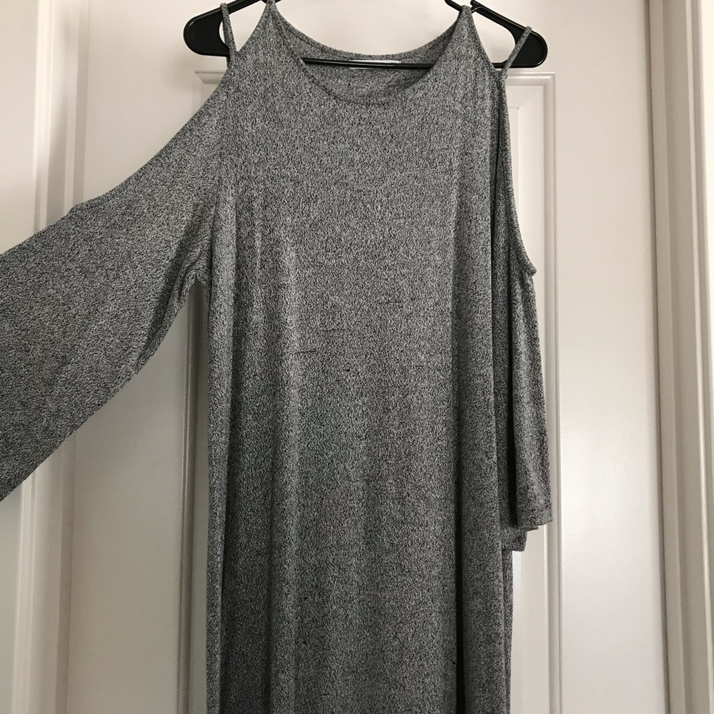 Open shoulder dress